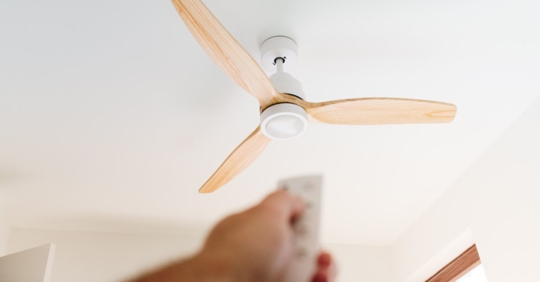 remote operated ceiling fan